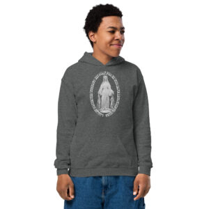 miraculous medal children's hoodie