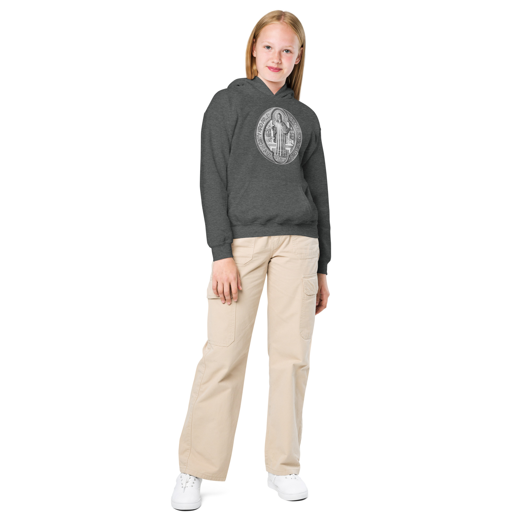 st benedict medal children's hoodie st benedict medal children's hoodie