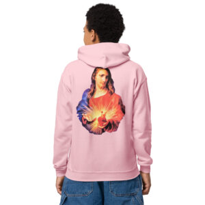 sacred heart of jesus children's hoodie