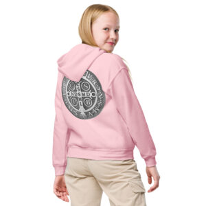 st benedict medal children's hoodie