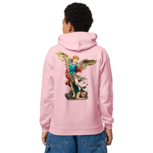 st michael archangel (colour) children's hoodie