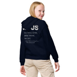jesus' name children's heavy blend hoodie