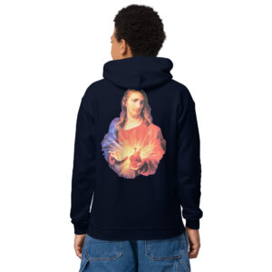 sacred heart of jesus children's hoodie