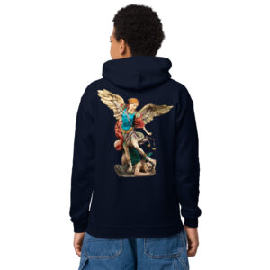 st michael archangel (colour) children's hoodie