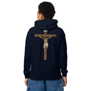 jesus crucified children's hoodie