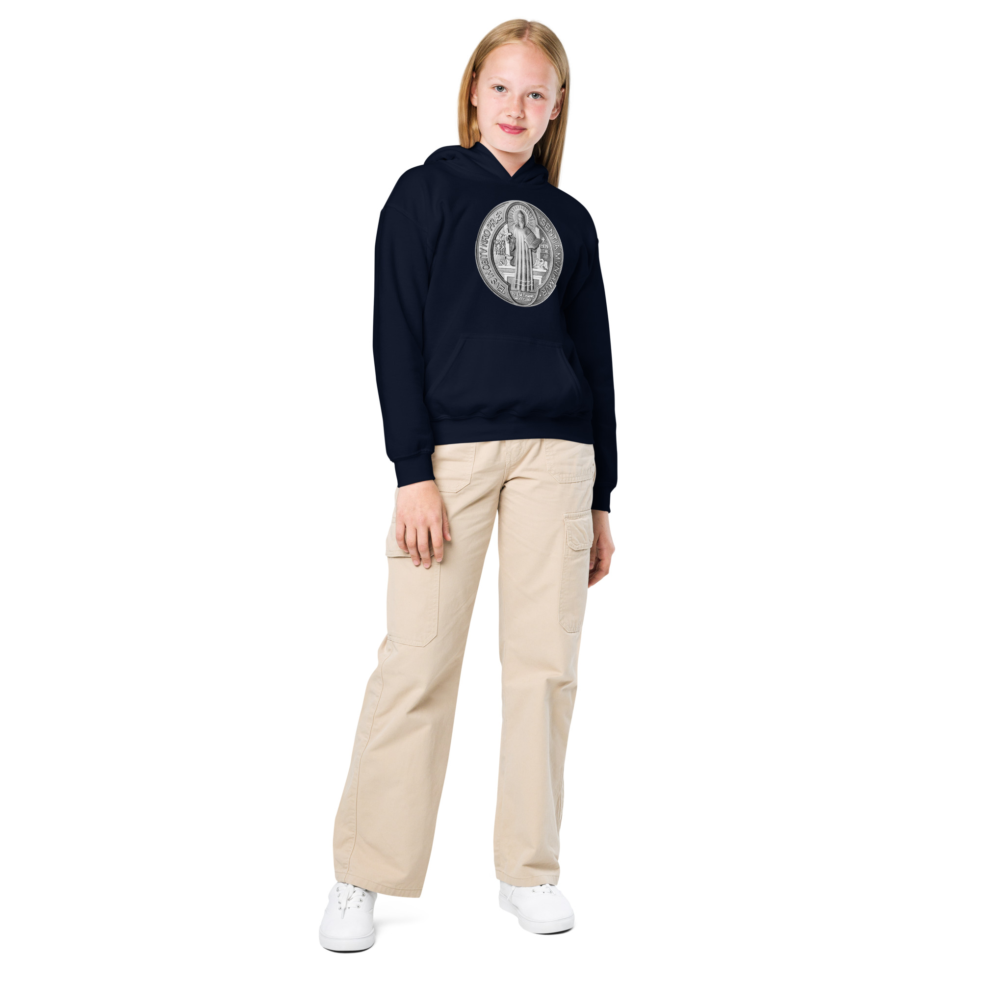 st benedict medal children's hoodie st benedict medal children's hoodie