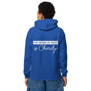 Christian Range the victory of truth is charity children's christian hoodie
