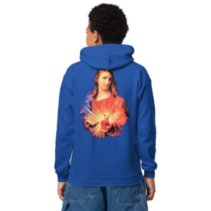 sacred heart of jesus children's hoodie