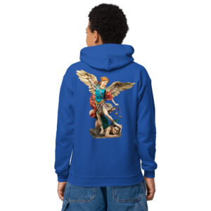 st michael archangel (colour) children's hoodie