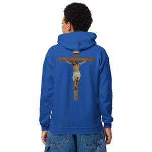 jesus crucified children's hoodie