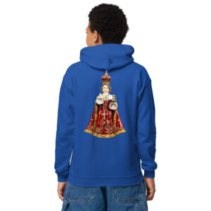 infant of prague kids hoodie