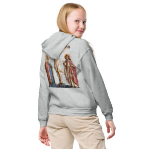 crucifixion scene children's hoodie
