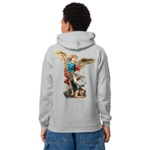 st michael archangel (colour) children's hoodie
