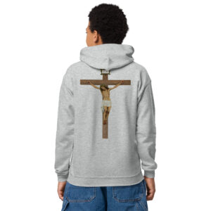 jesus crucified children's hoodie