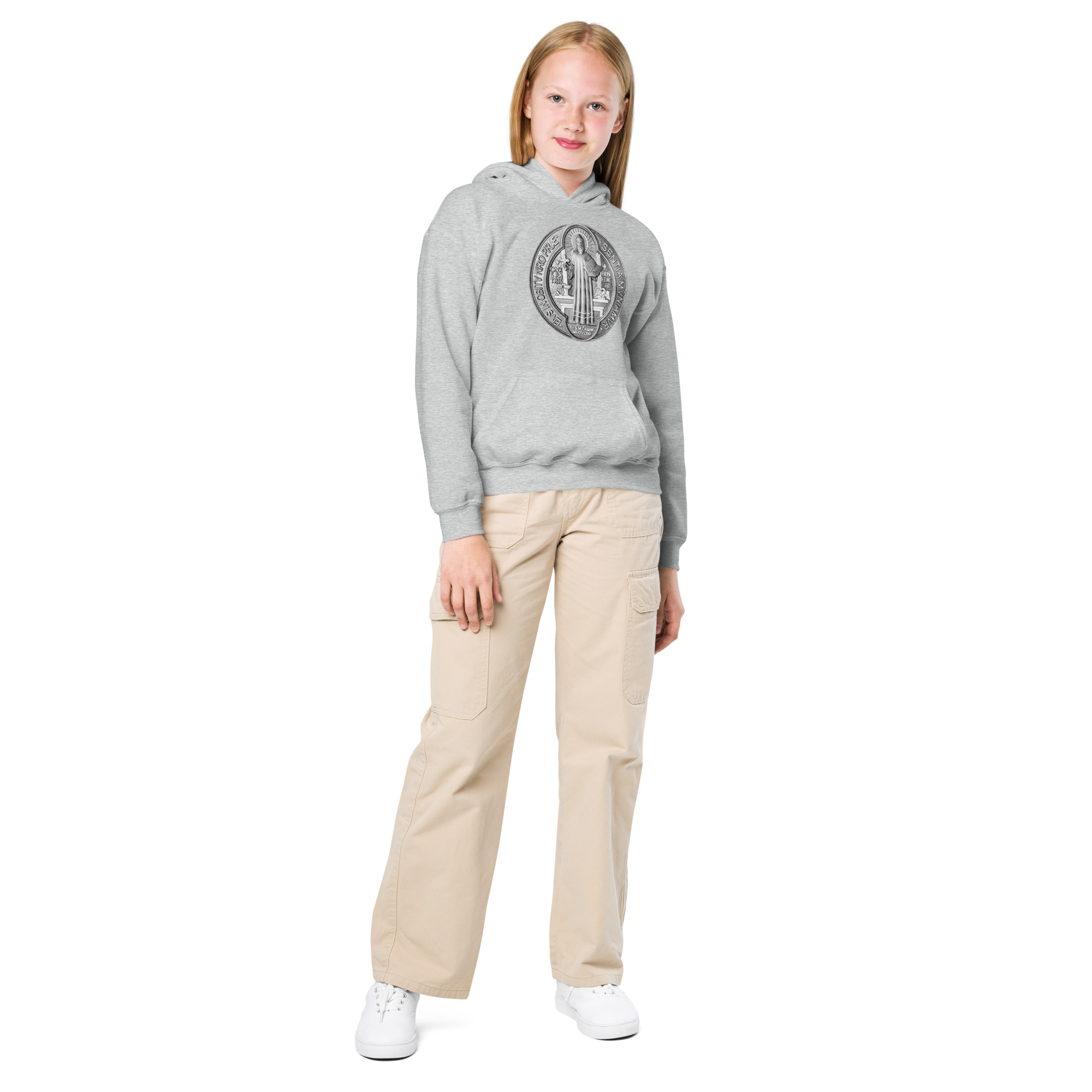 st benedict medal children's hoodie st benedict medal children's hoodie