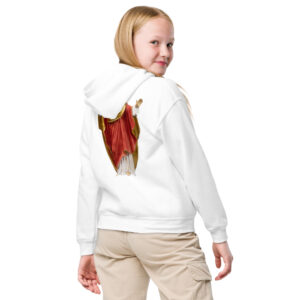 sacred heart of jesus children's hoodie