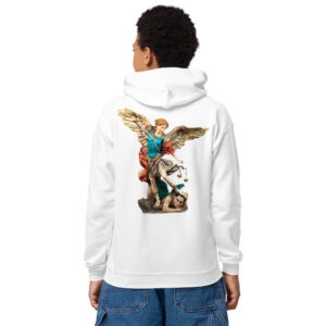 st michael archangel (colour) children's hoodie
