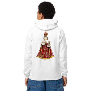 infant of prague kids hoodie