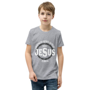 jesus the way, truth and light children's christian t shirt