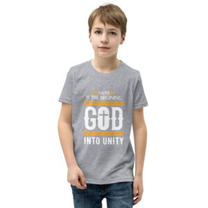 faith and love children's christian t shirt