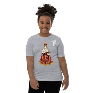 infant of prague children's t shirt