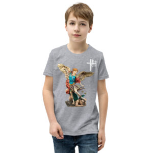 st michael archangel (colour) children's t shirt