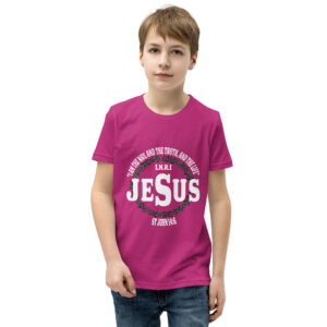 jesus the way, truth and light children's christian t shirt