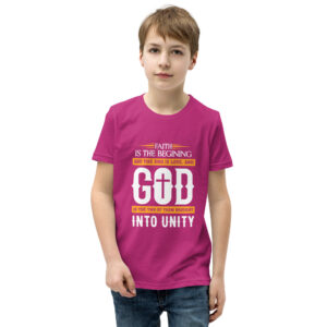 faith and love children's christian t shirt