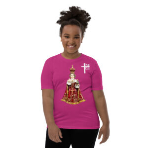 infant of prague children's t shirt