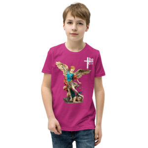 st michael archangel (colour) children's t shirt