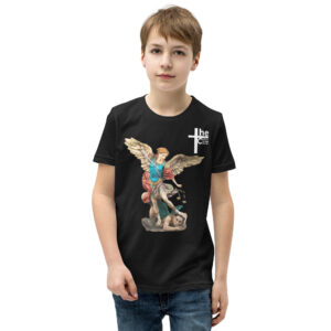 st michael archangel (colour) children's t shirt