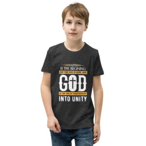 faith and love children's christian t shirt
