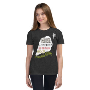 god as first mover by st thomas aquinas children's t shirt