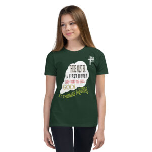 god as first mover by st thomas aquinas children's t shirt