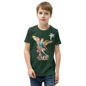 st michael archangel (colour) children's t shirt