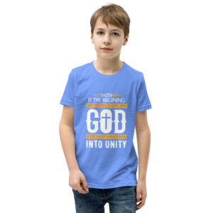 faith and love children's christian t shirt