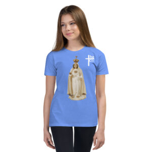 our lady of fatima children's t shirt