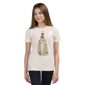 our lady of fatima children's t shirt