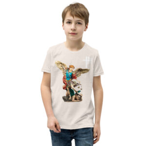 st michael archangel (colour) children's t shirt