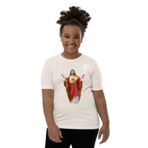 sacred heart of jesus children's t shirt