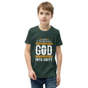 faith and love children's christian t shirt