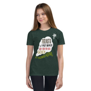 god as first mover by st thomas aquinas children's t shirt
