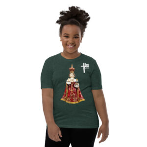 infant of prague children's t shirt