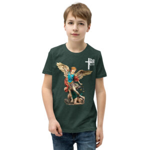 st michael archangel (colour) children's t shirt