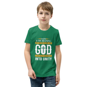 faith and love children's christian t shirt
