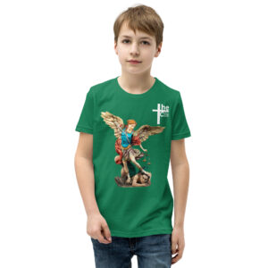 st michael archangel (colour) children's t shirt