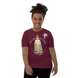 our lady of fatima pray for us children's t shirt