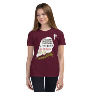 god as first mover by st thomas aquinas children's t shirt