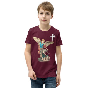 st michael archangel (colour) children's t shirt