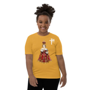 infant of prague children's t shirt